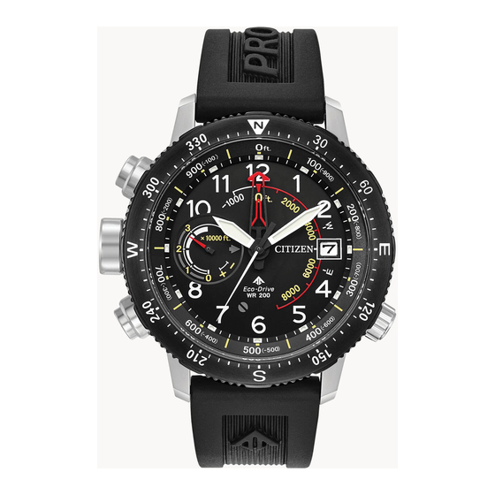 Citizen J290 Manuels