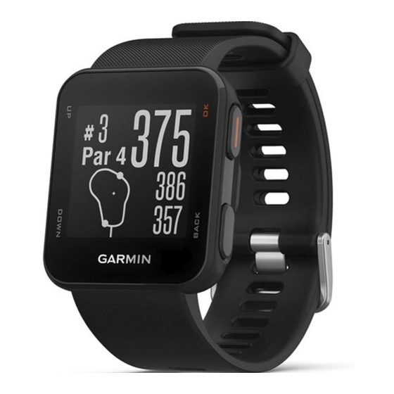 Garmin APPROACH S10 Manuel D'utilisation