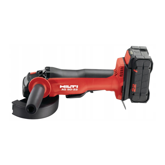 Hilti NURON AG 5D-22 Mode D'emploi
