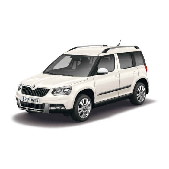 Skoda Yeti Notice D'utilisation