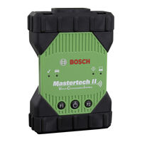 Bosch Mastertech II VCI Démarrage Rapide