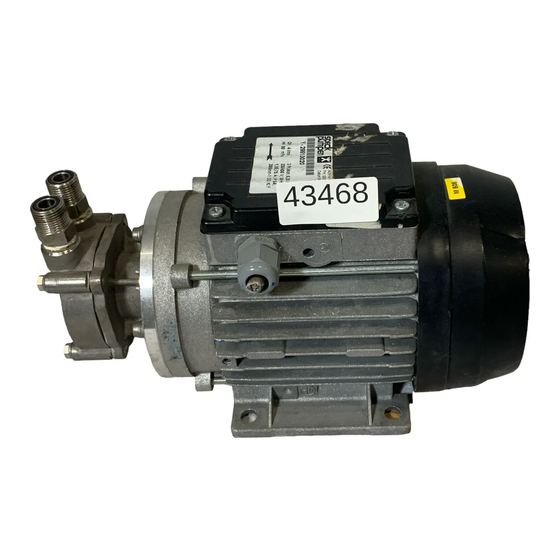 Speck pumpen INNOVATION Y-2951 Manuels