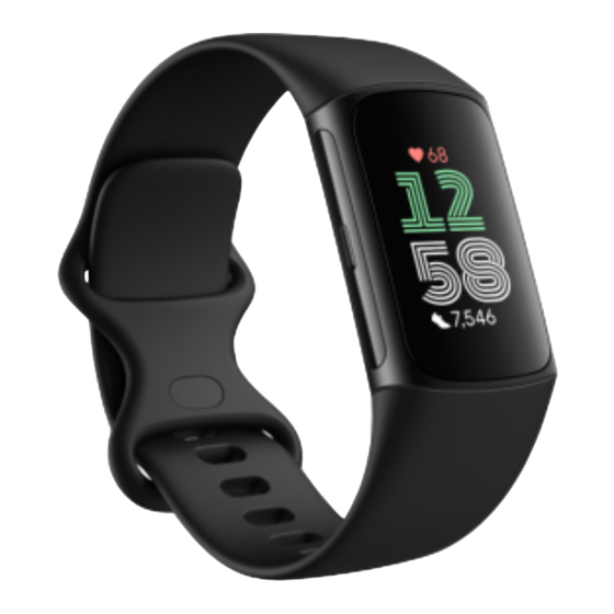 Fitbit charge 6 Manuel Utilisateur