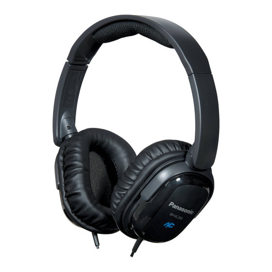 Panasonic RP-HC200 Manuel D'utilisation