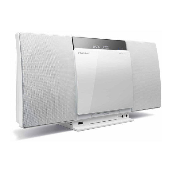 Pioneer X-SMC00 Mode D'emploi