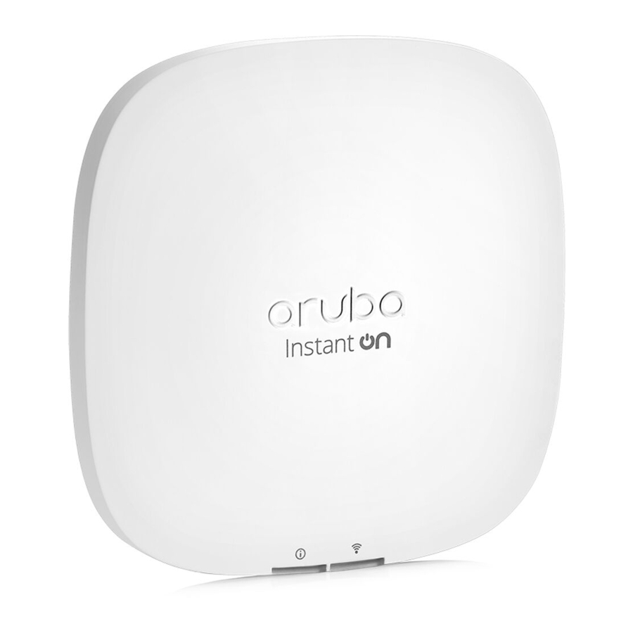 Aruba Instant On AP22 Guide D'installation