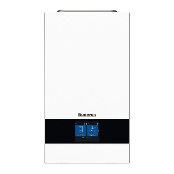 Buderus Logatherm WLW176i E Notice D'installation