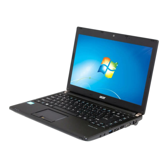 Acer TravelMate Guide Rapide