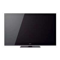 Sony KDL-BRAVIA 52LX900 Mode D'emploi