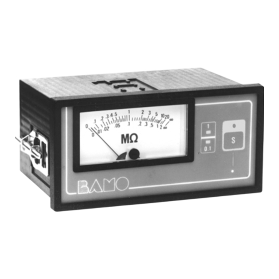 Bamo 801 ED Mise En Service