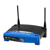 Cisco Linksys WRT54G Guide D'installation Rapide