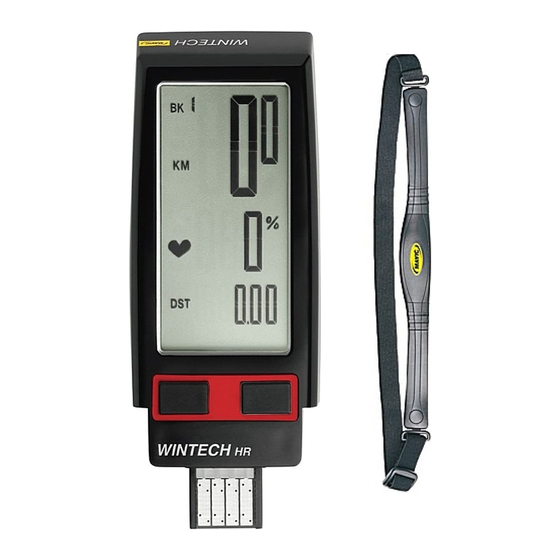 Mavic Wintech USB Manuel De L'utilisateur