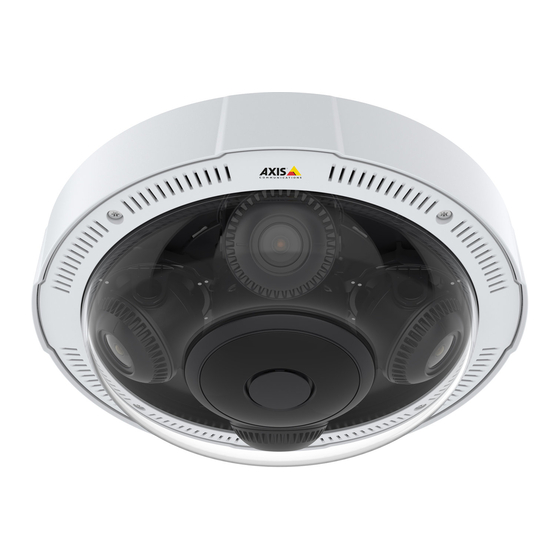 Axis Communications P3719-PLE Manuel D'utilisation