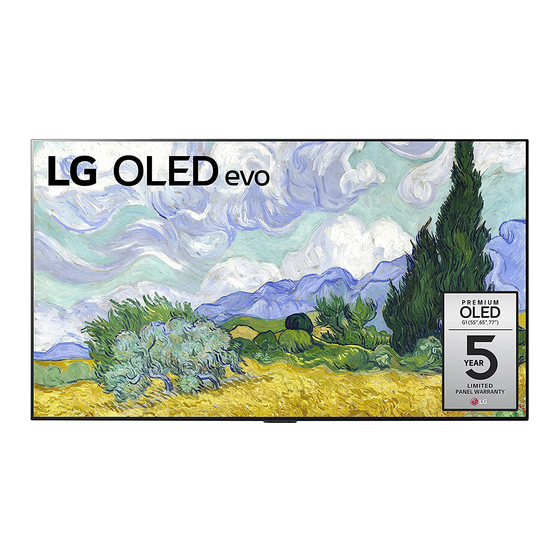 LG OLED55G1 Manuel D'utilisation