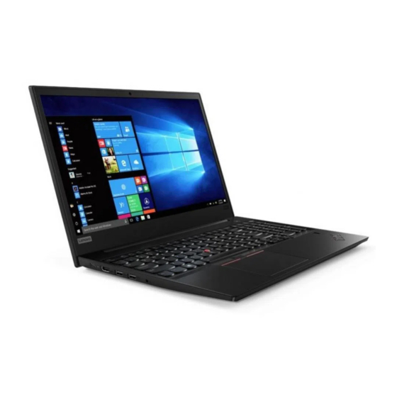 Lenovo ThinkPad L390 Guide D'utilisation