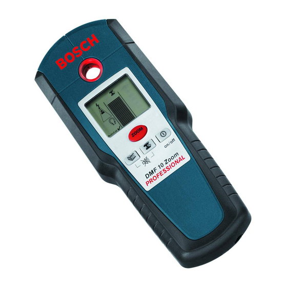 Bosch DMF 10 Zoom Professional Instructions D'utilisation