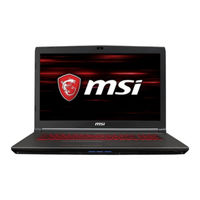 MSI GV72 8RE-049FR Manuel D'utilisation