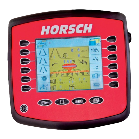 horsch Terminal ME Manuels