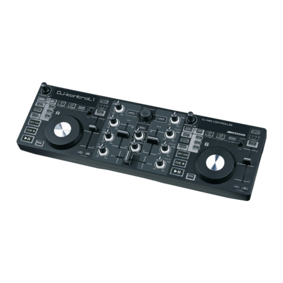 JB Systems DJ-KONTROL 1 Mode D'emploi