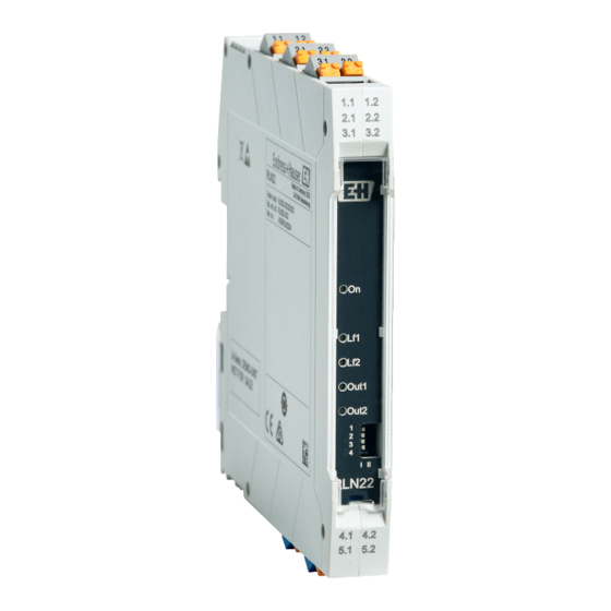 Endress+Hauser RLN22 Manuel De Mise En Service