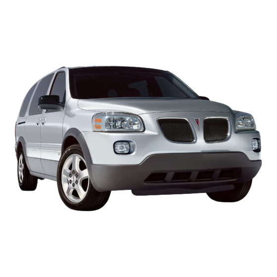 Pontiac Montana SV6 2009 Manuels