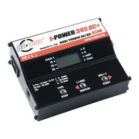 RC-Plus I-POWER 345 AC+ Instructions D'utilisation