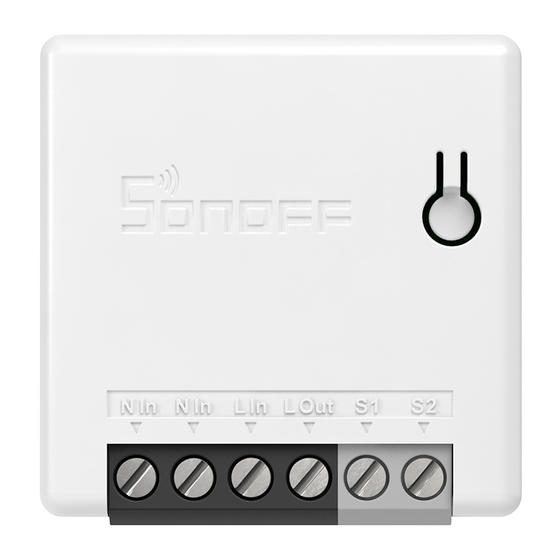 Sonoff ZBMINI ZigBee Smart Manuel D'utilisation