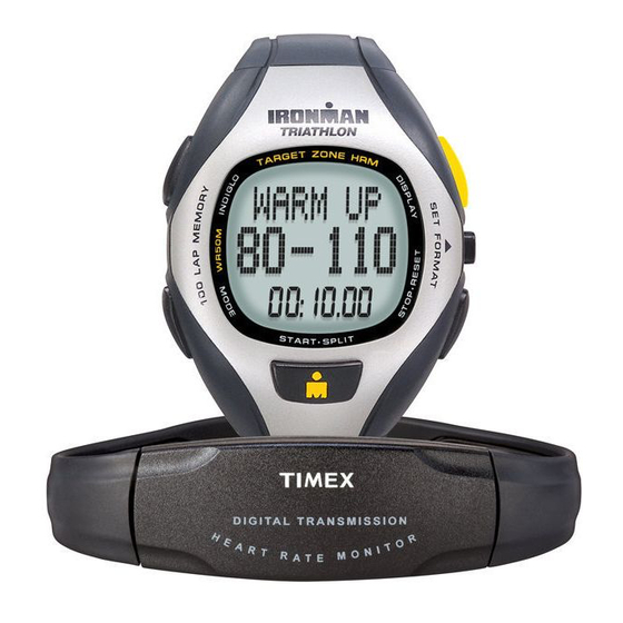 Timex Performance Watch Mode D'emploi