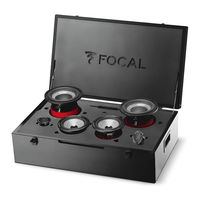 Focal Elite Utopia Be Ultima Manuel D'utilisation