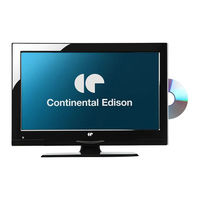 CONTINENTAL EDISON CE TV LCD 22FHDV3 Mode D'emploi