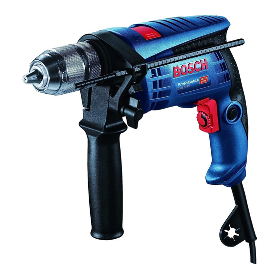 Bosch GSB Professional 13 Notice Originale