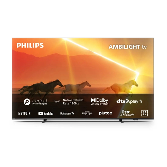 Philips 55PML9008/12 Mode D'emploi