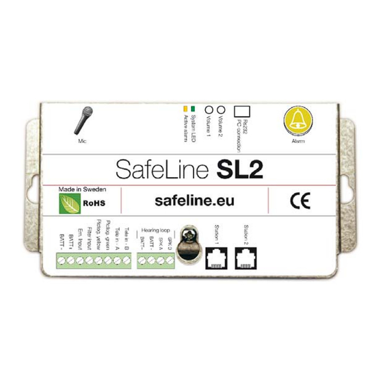 Safeline SL2 Manuel D'installation