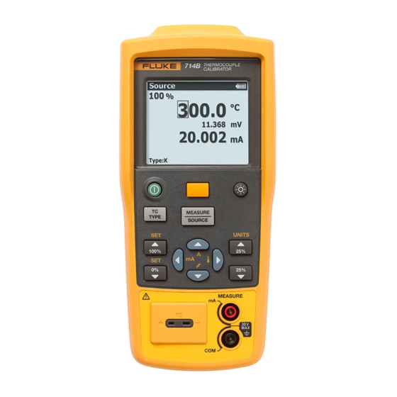 Fluke 714B Mode D'emploi