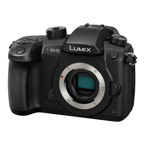 Panasonic DC-GH5 Guide Rapide