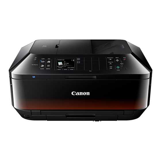 Canon PIXMA MX925 Mode D'emploi