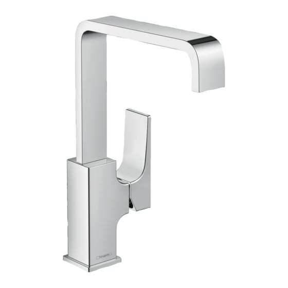 Hansgrohe Metropol 32511 Serie Mode D'emploi / Instructions De Montage