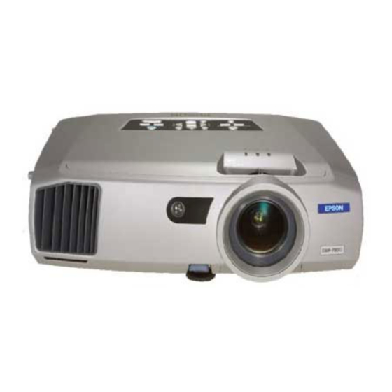 Epson EMP-7850 Guide De Référence Rapide