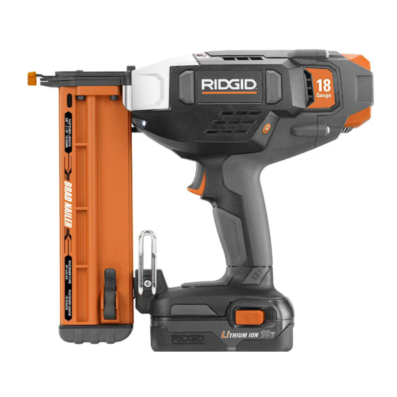 RIDGID R213BN18 Feuille De Reparation