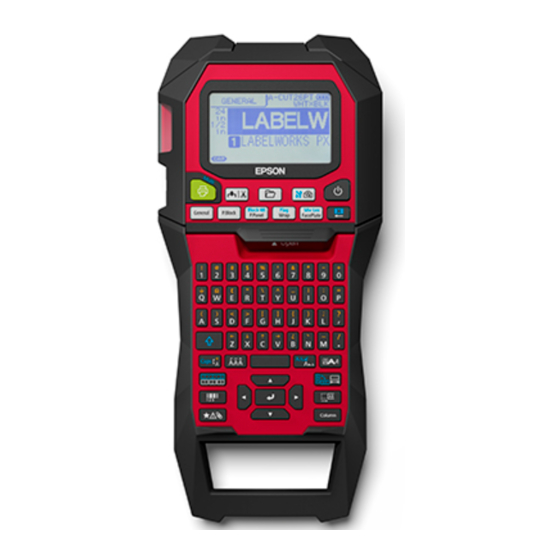 Epson LABELWORKS LW-Z900 Mode D'emploi