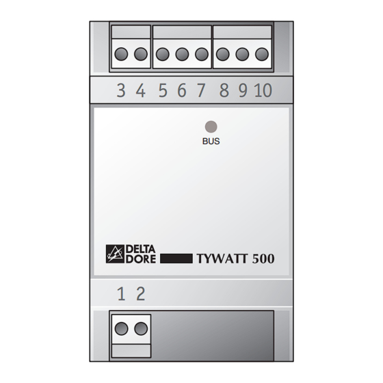 DELTA DORE TYWATT 500 Guide D'installation