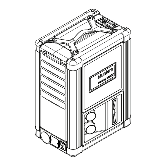 Munters ComDry M210X Manuel D'utilisation