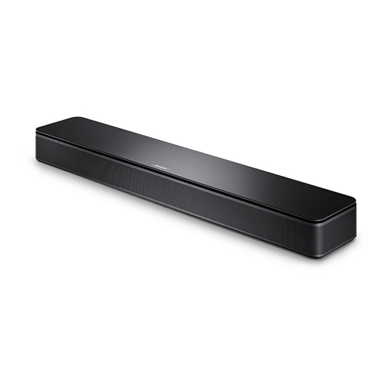 Bose TV Speaker Manuel D'utilisation