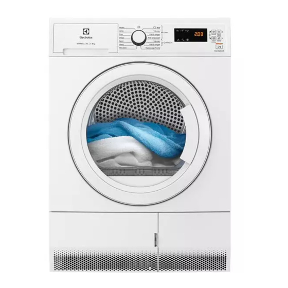 Electrolux EDHF4812SC Notice D'utilisation