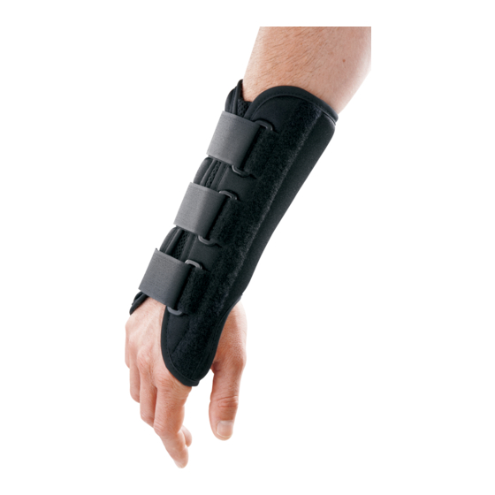 Breg Wrist Brace Mode D'emploi