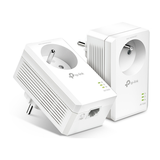 TP-Link TL-PA7019P KIT Mode D'emploi