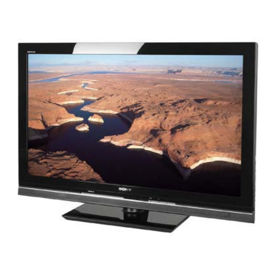 Sony BRAVIA KDL-40E55 Serie Mode D'emploi