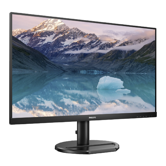 Philips 272S9 Manuel D'utilisation