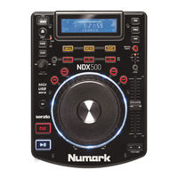 Numark NDX500 Guide D'utilisation