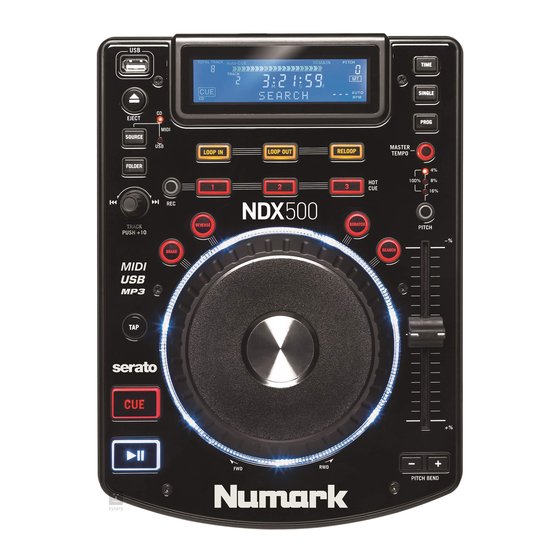 Numark NDX500 Manuels